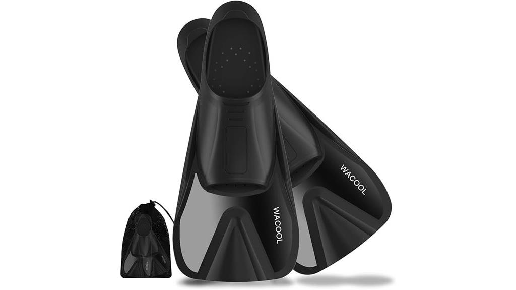 compact snorkel diving fins
