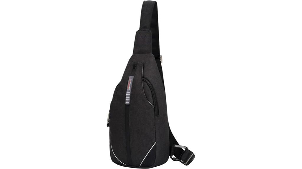 compact waterfly sling bag