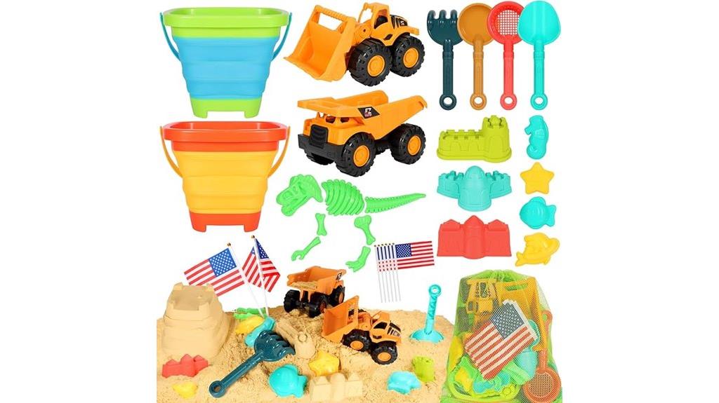 complete kids sand toy set