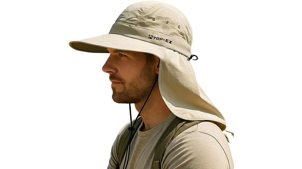 cooling sun hat with neck flap