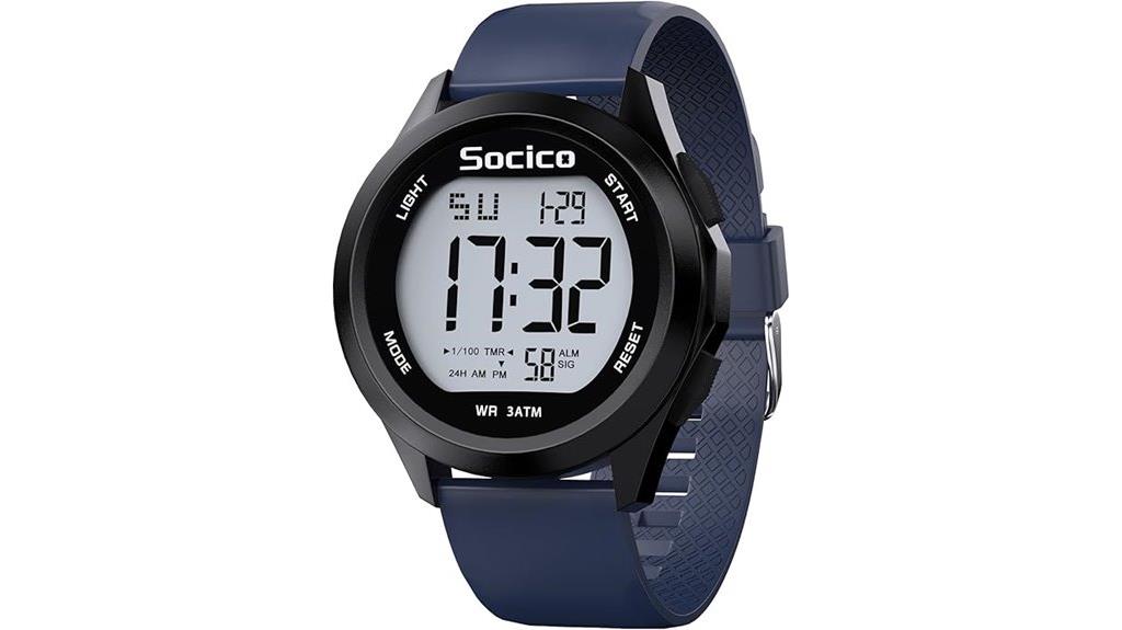 digital sports watch features