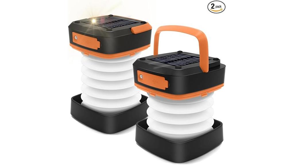 dual portable solar lanterns
