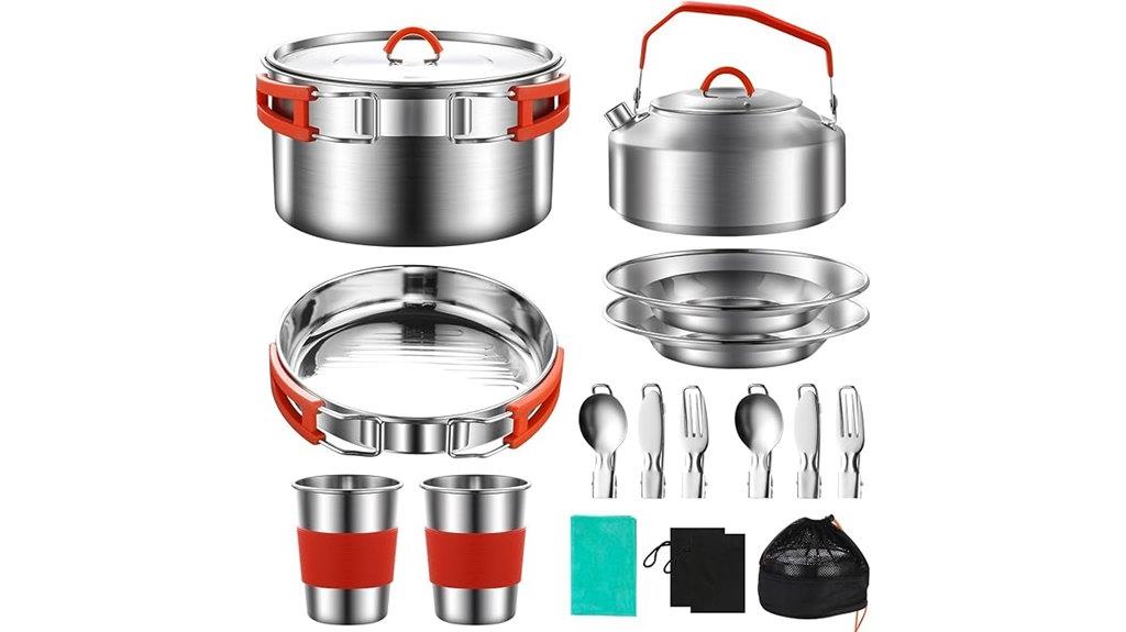 durable stainless steel cookware