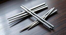 durable stylish titanium chopsticks