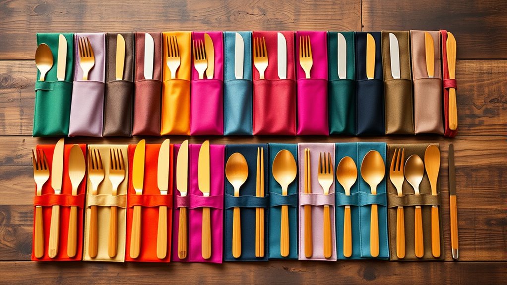 eco friendly bamboo travel cutlery