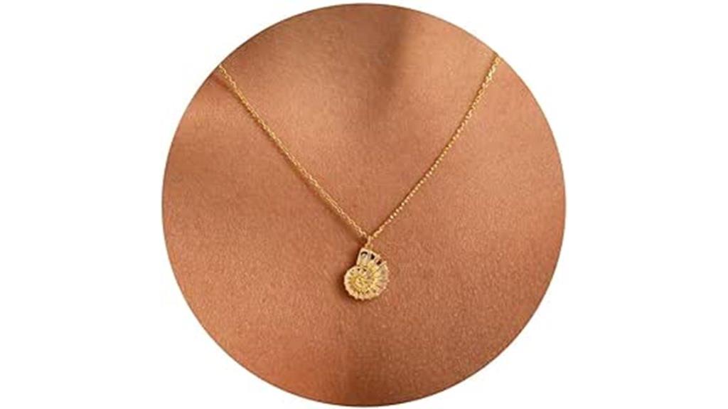 elegant gold necklace for women