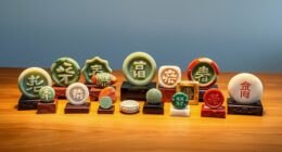 elegant stone money desk ornaments