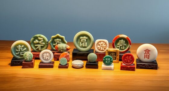 elegant stone money desk ornaments