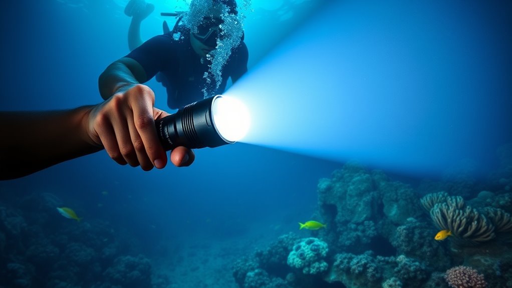essential scuba flashlight features