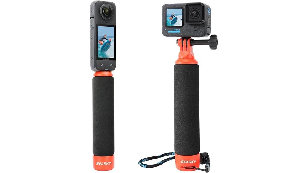floating action camera handle