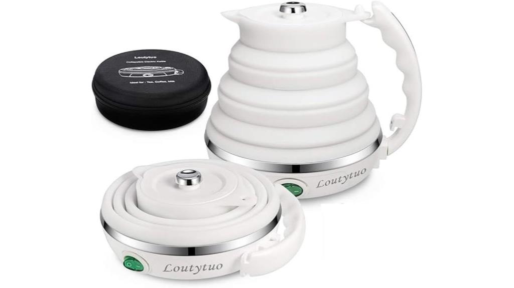 foldable silicone electric kettle