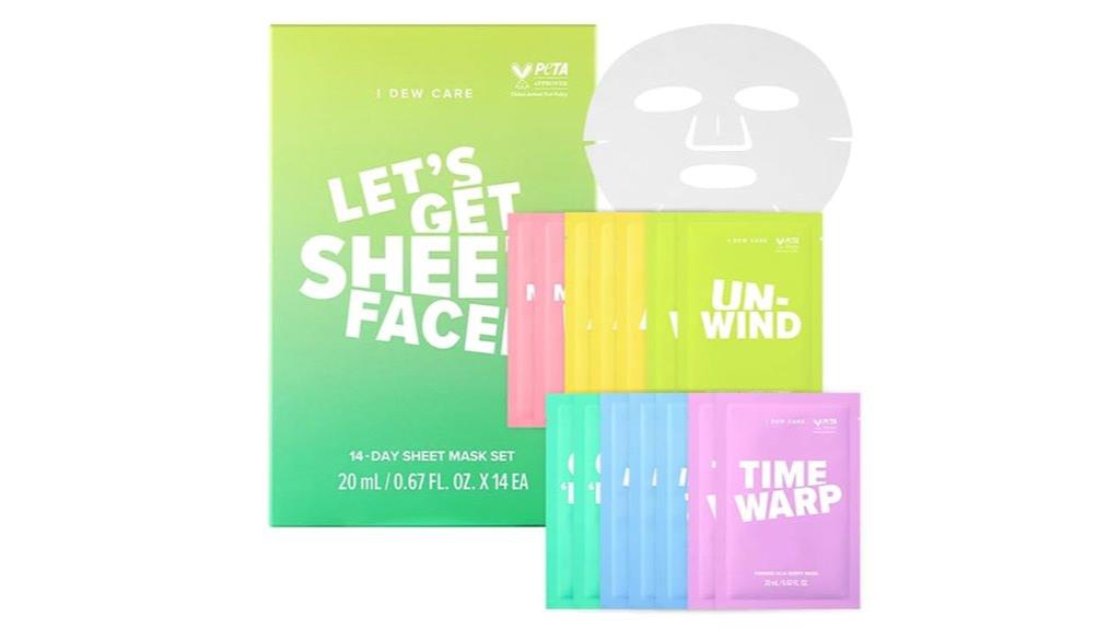 glass skin facial masks