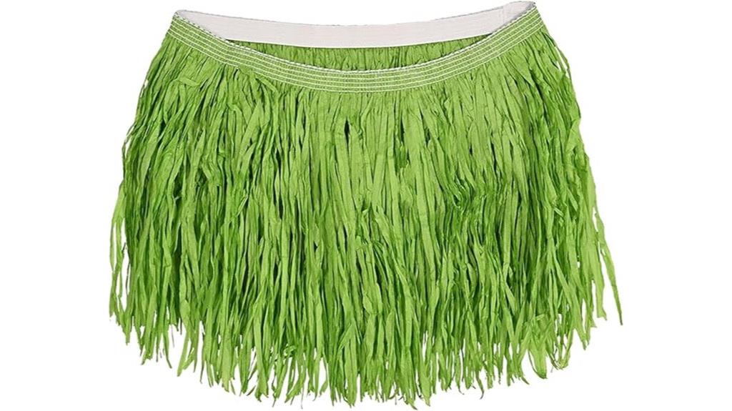 green hula skirt for adults
