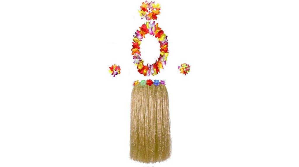 hawaiian hula costume set