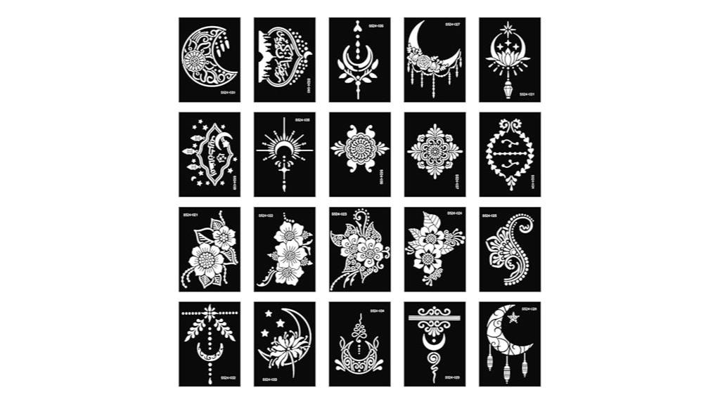 henna stencil kit for all