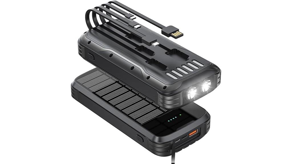 high capacity solar power bank