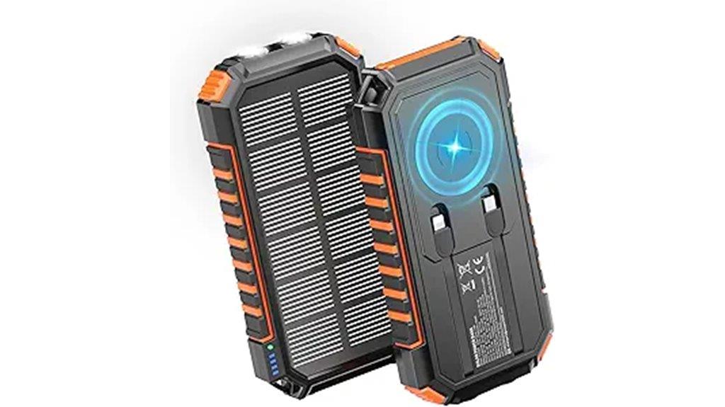 high capacity solar power bank