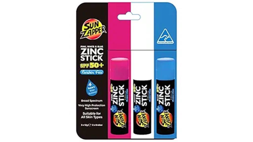 high spf zinc sunscreen pack