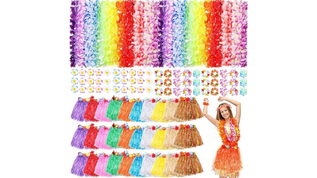 hula skirt set