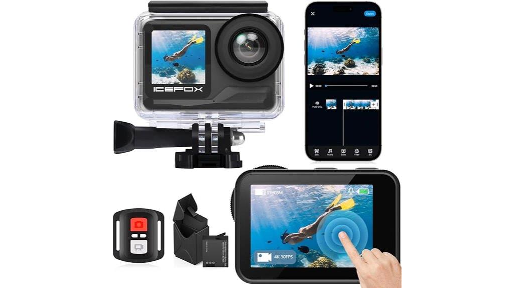icefox 4k action camera
