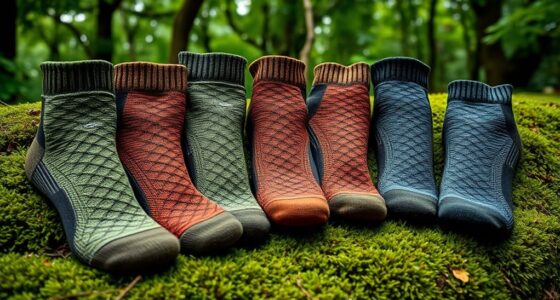 insect repellent hiking sock selection
