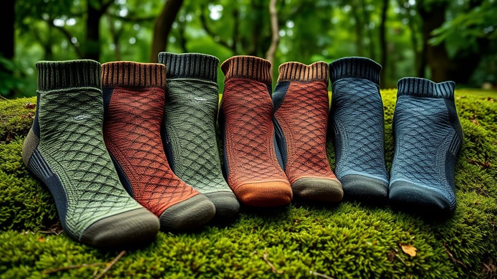 insect repellent hiking sock selection