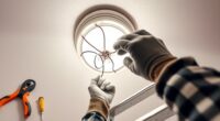 install light fixture safely