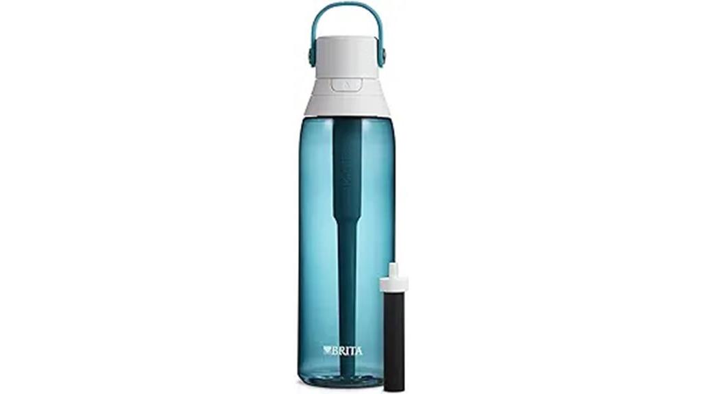 insulated filtered water bottle