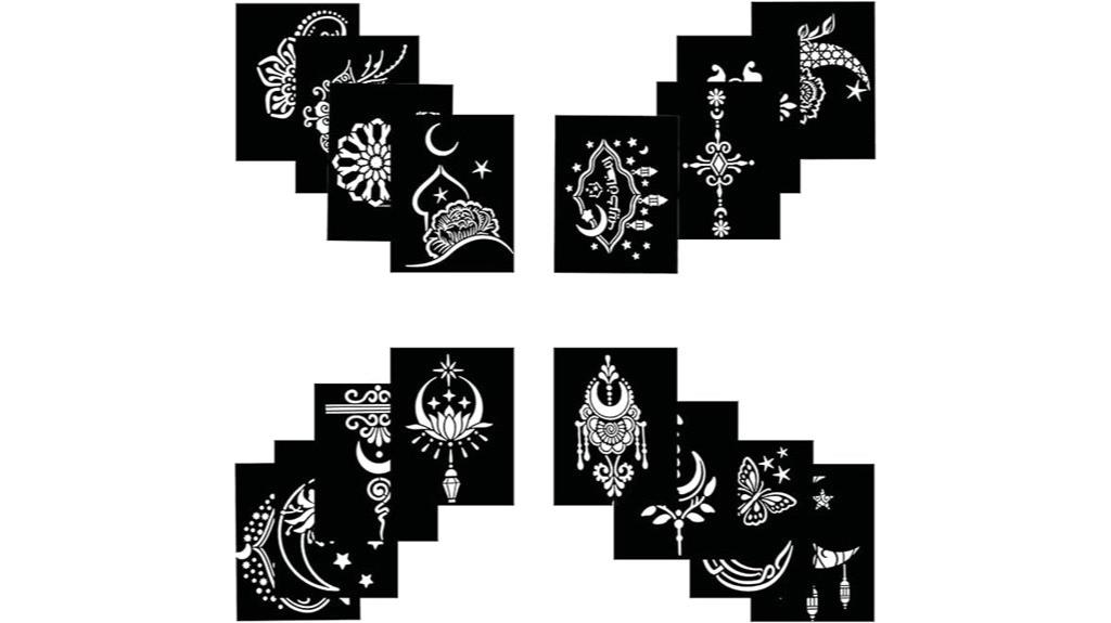 kids and adults tattoo stencil kit