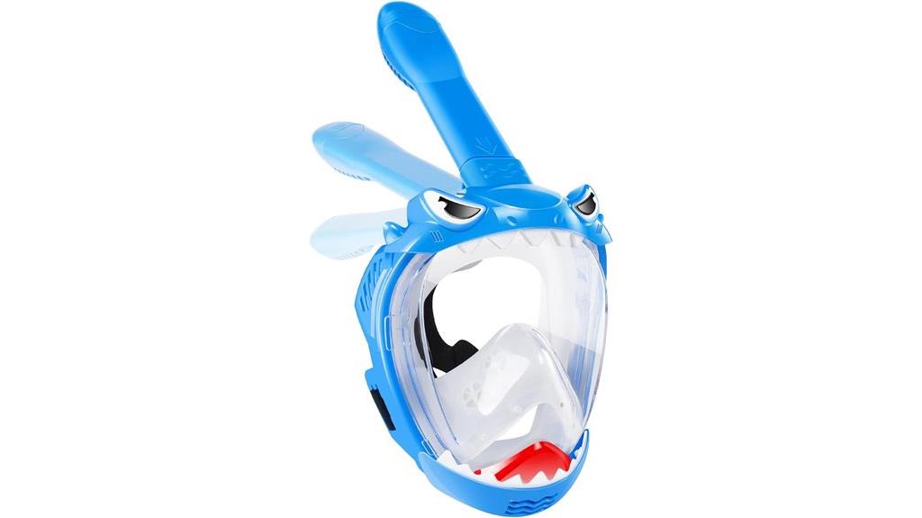 kids full face snorkel mask