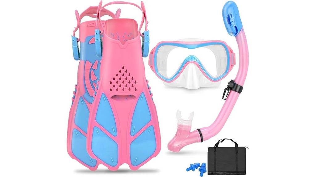 kids snorkel gear set