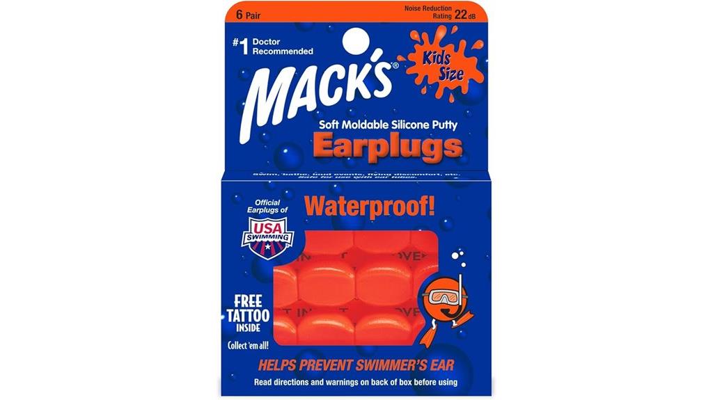kids soft silicone earplugs