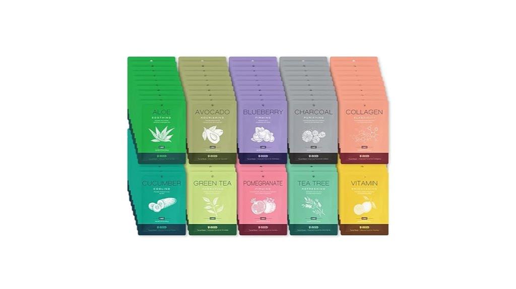 korean face mask pack