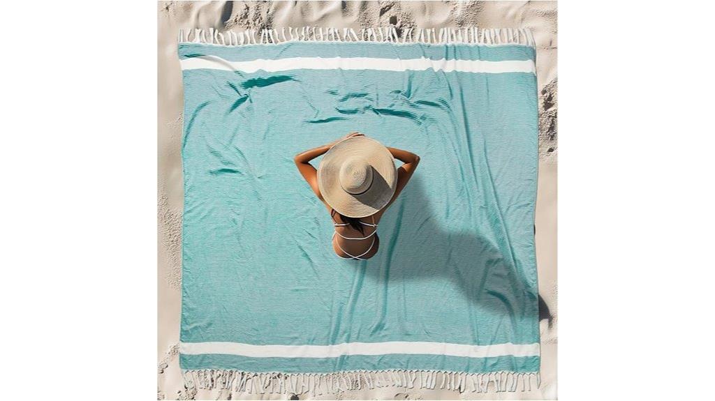large cotton beach towel