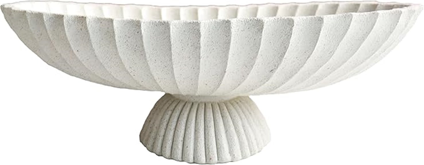 large decorative long bowl