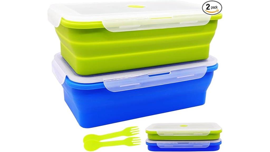 large silicone food containers