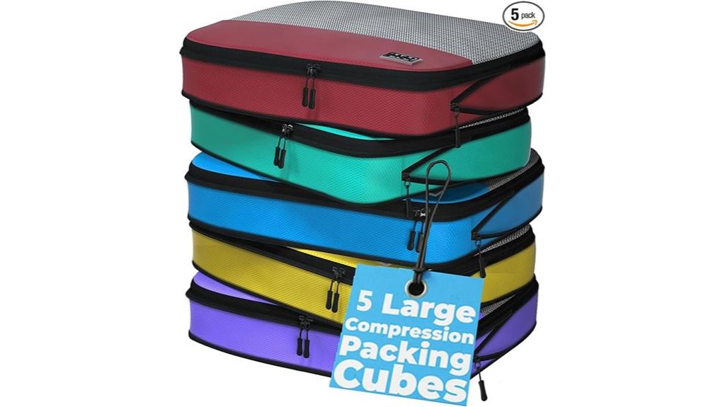 large travel packing cubes