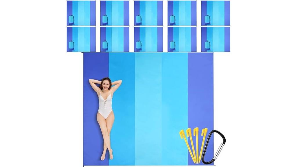 large waterproof beach blankets