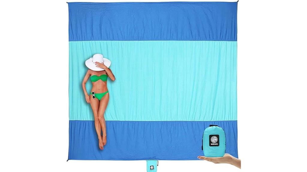 large waterproof sandproof mat