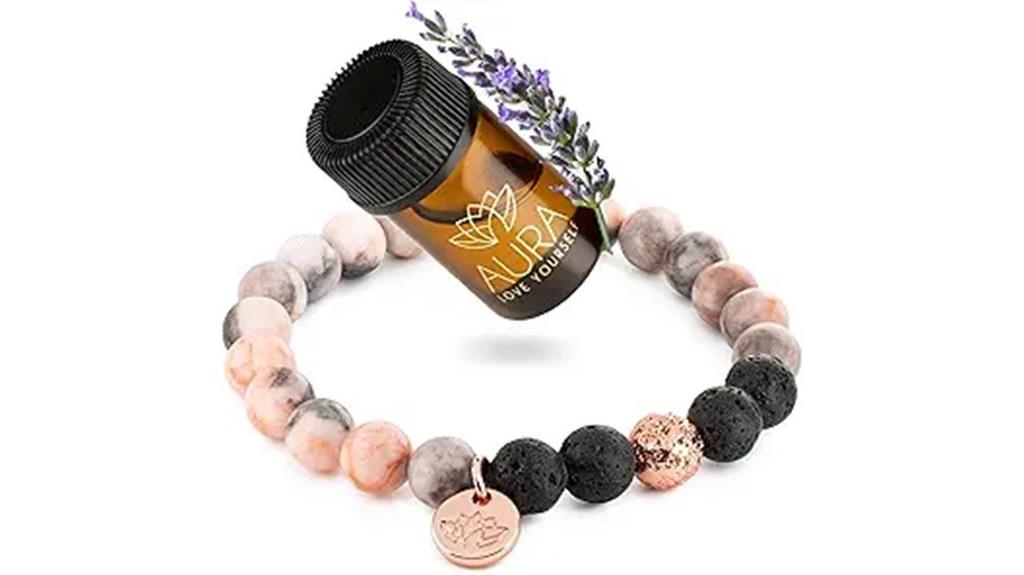 lava beaded diffuser bracelet