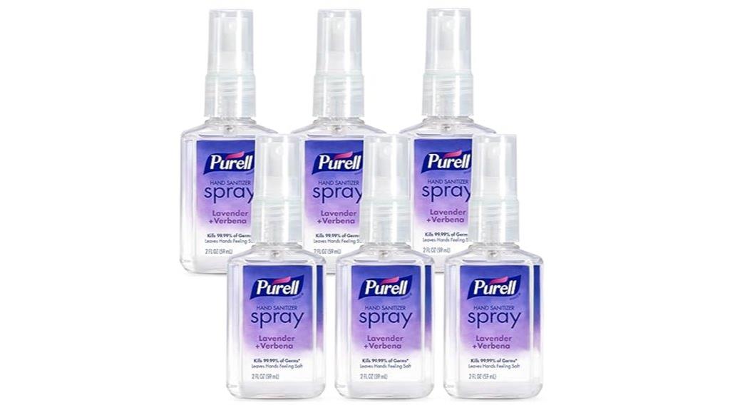 lavender verbena hand sanitizer