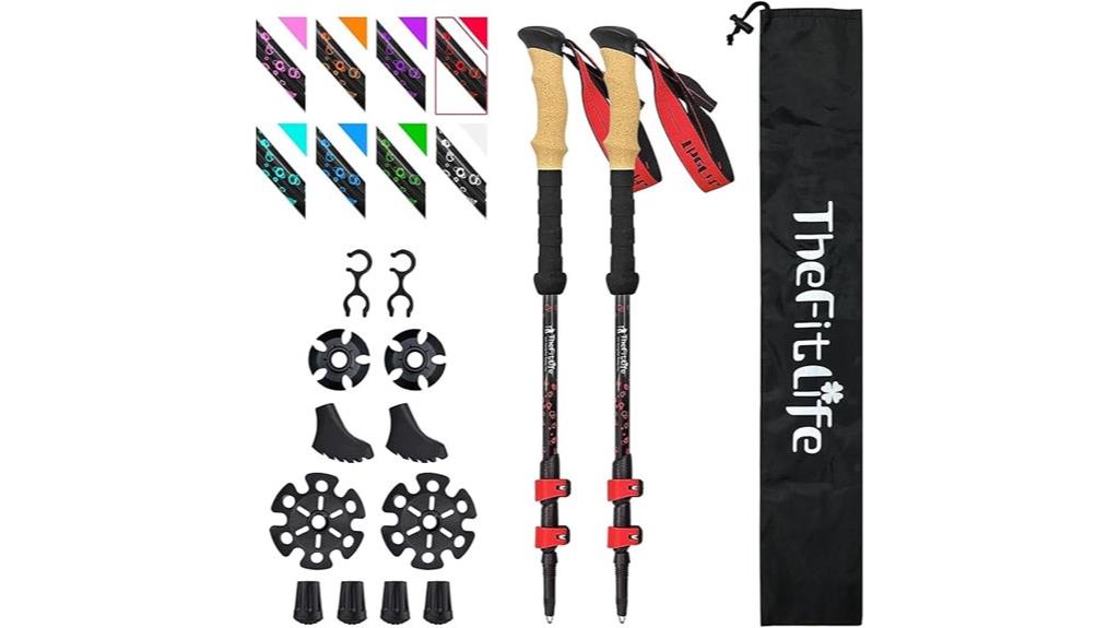 lightweight carbon fiber poles