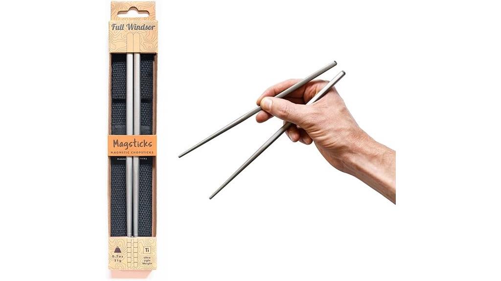 magnetic titanium chopsticks