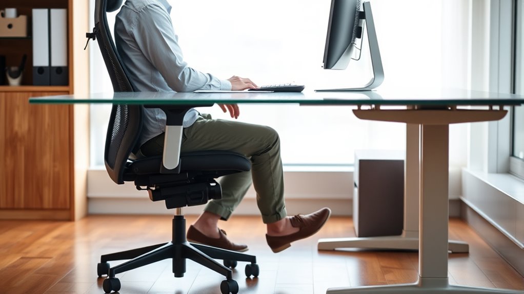 maintain ergonomic workspace posture