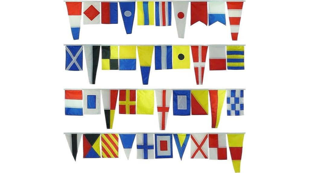 maritime flag decorative set