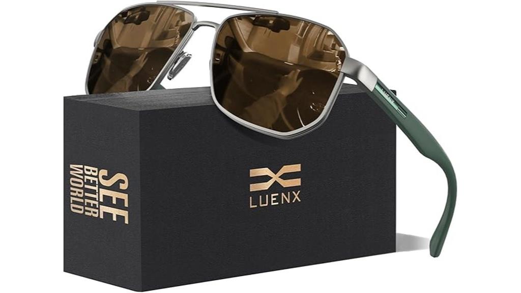 men s luenx aviator sunglasses