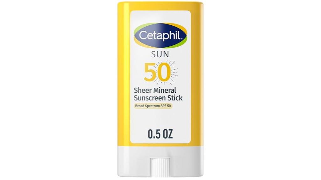 mineral sunscreen stick for face