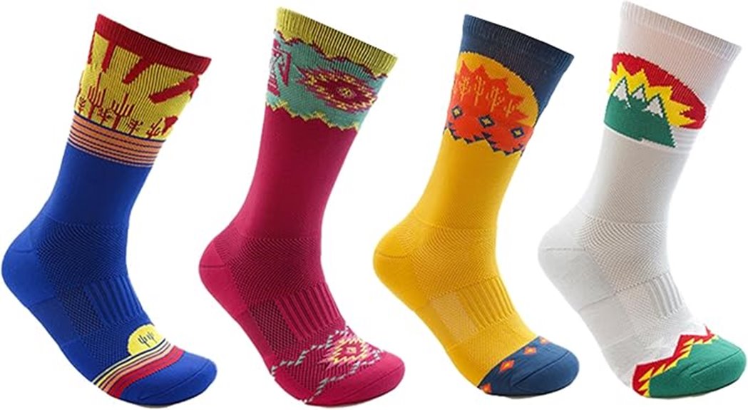 moisture wicking hiking sock pack