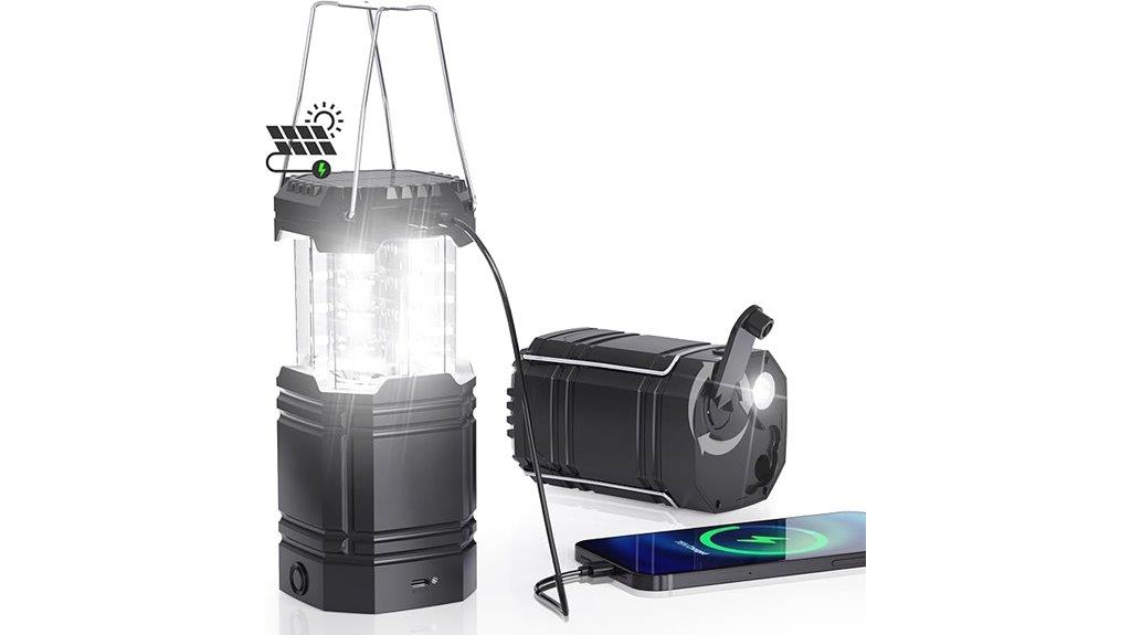 multi function solar camping lantern