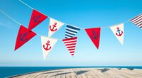 nautical flag pennant decor